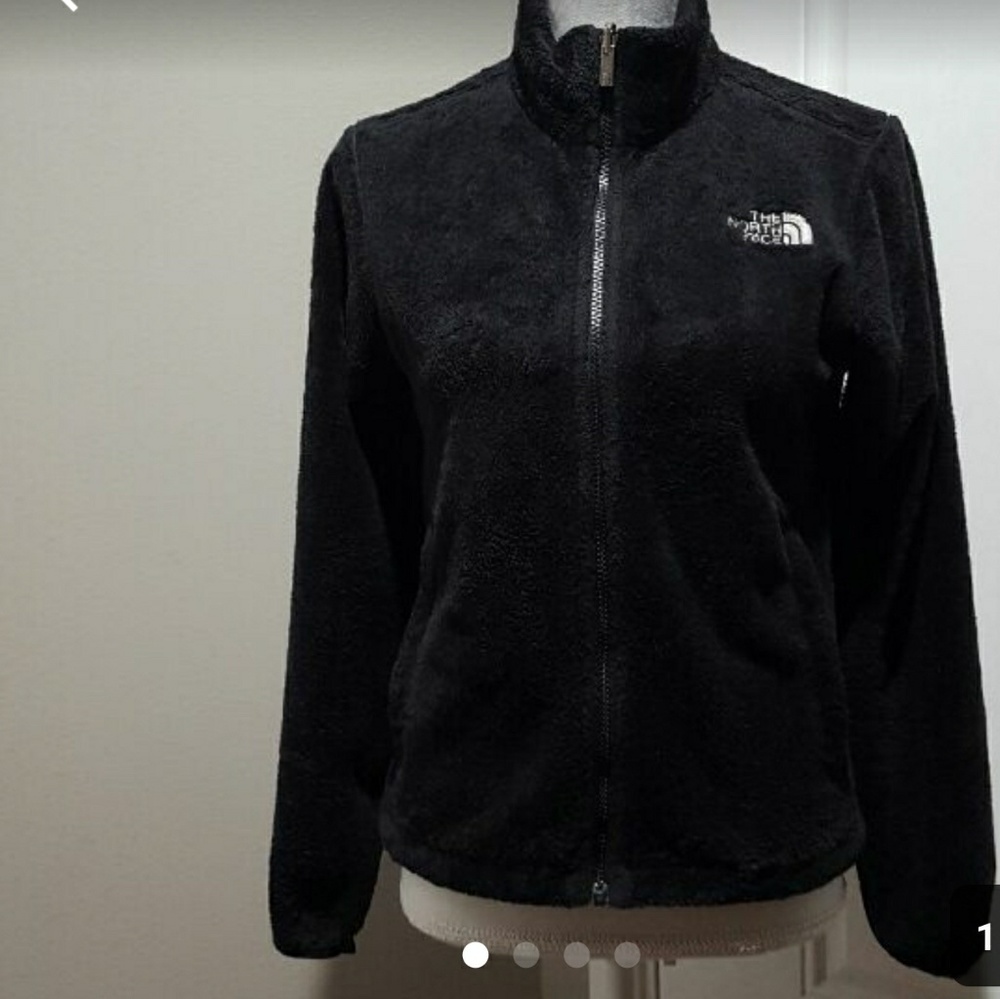 SOLD North Face Black Fleece Jacket Small