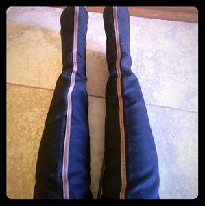 Christian Louboutin wedge over the knee boots