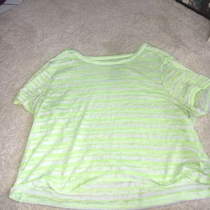 Aeropostale cropped stripped shirt