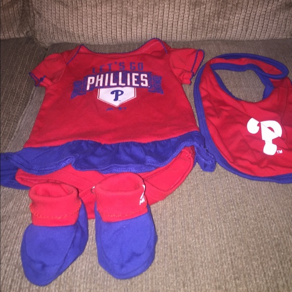 Infant Phillies 3pc set - Picture 2 of 4
