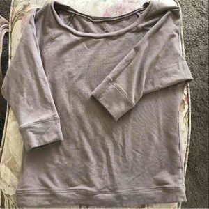 Taupe half sleeve top