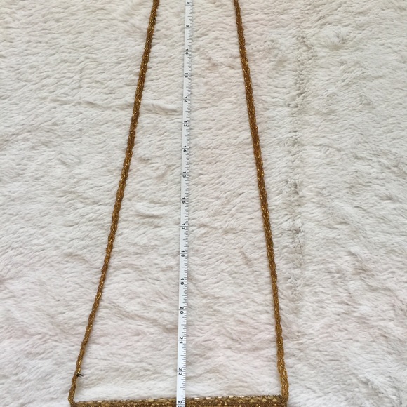 gold bead embellished mini Crossbody - Picture 6 of 8