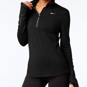 Nike Black Dri-Fit Quarter Zip - Size L