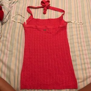 Pink Guess halter top
