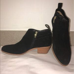 Via Spiga Black Suede Bootie (Worn Once)