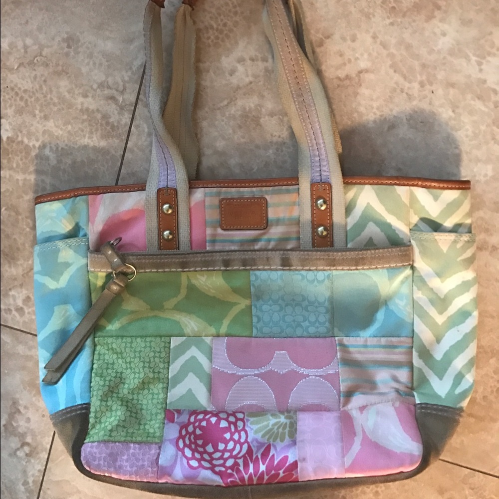 Limited Edition Coach bag, perfect for spring