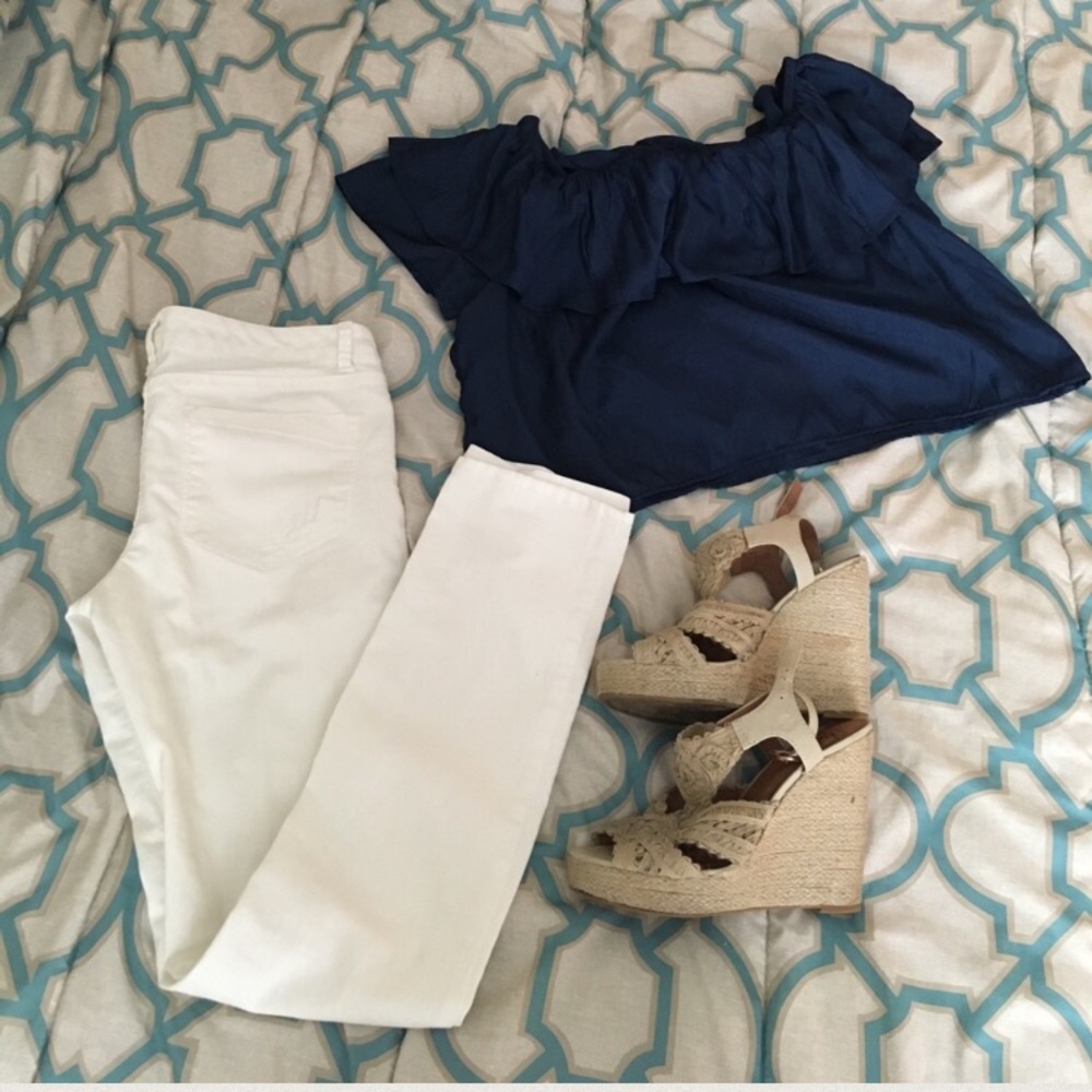 express white  jeans