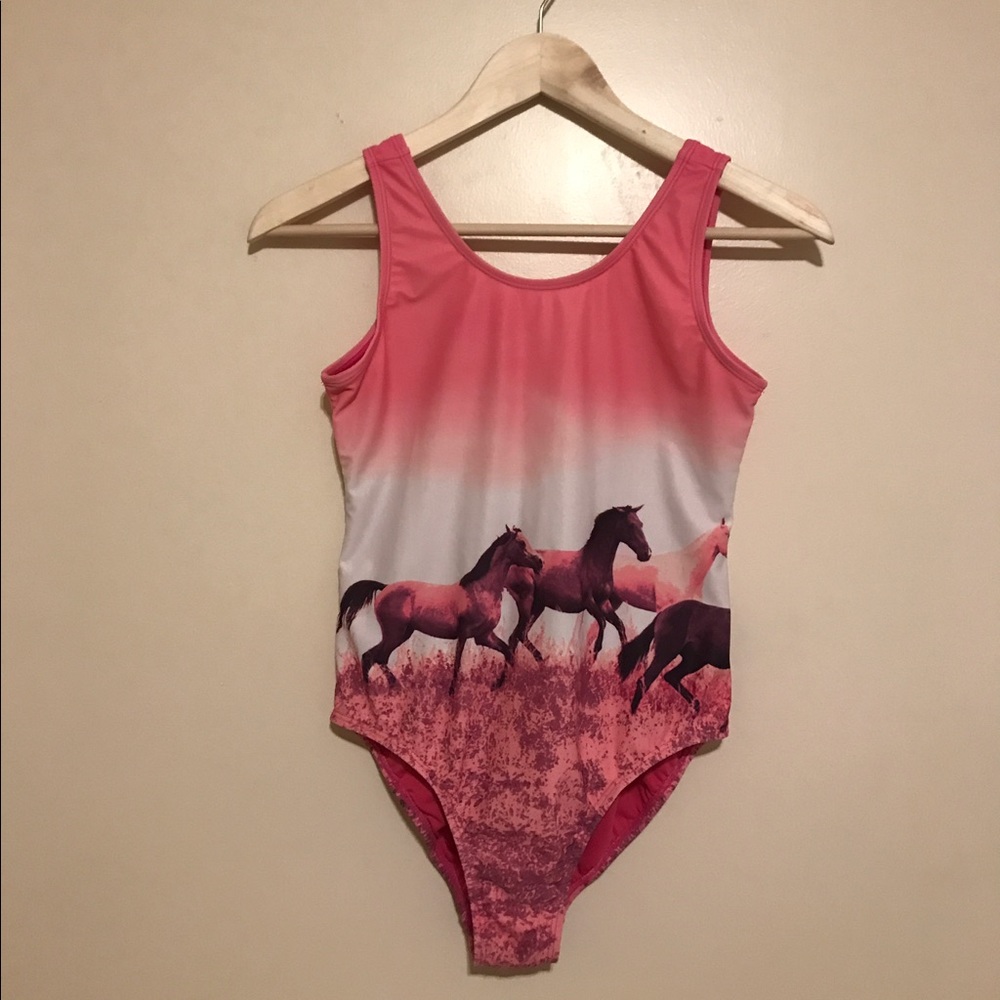 Gap Kids-Horse Swimsuit-EUC-Size 12 Plus