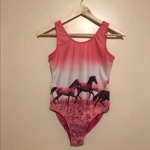 Gap Kids-Horse Swimsuit-EUC-Size 12 Plus