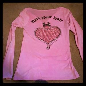 Rock your hair long sleeve shirt