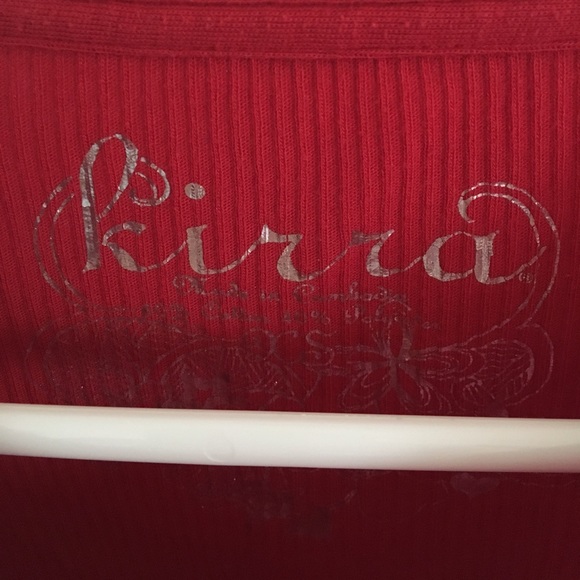 Long sleeve red shirt - Picture 3 of 4