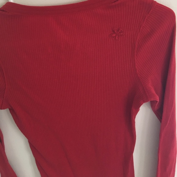 Long sleeve red shirt - Picture 4 of 4