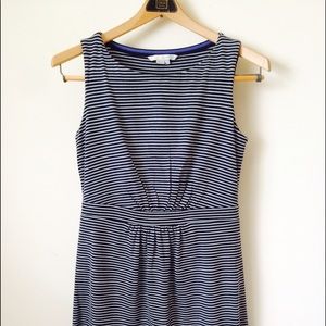 Women's Navy & Ivory Striped Boden Dress