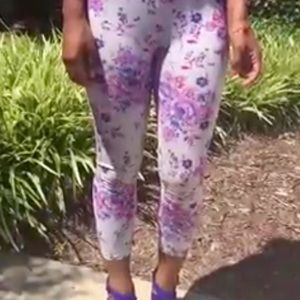 Betsey Johnson Floral Leggings