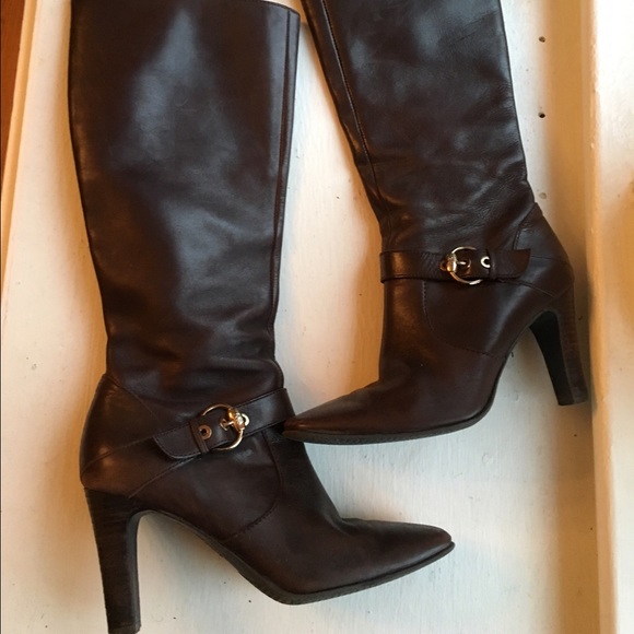 Anne Klein Shoes - Anne Klein Dark Brown Boots