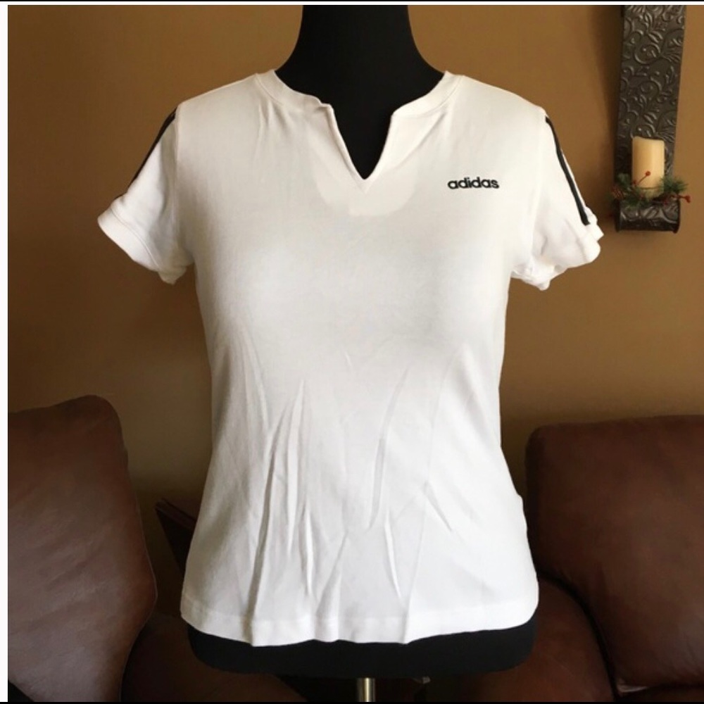 Adidas short sleeve v neck