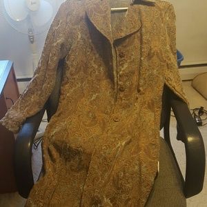 womens tapestry long jacket
