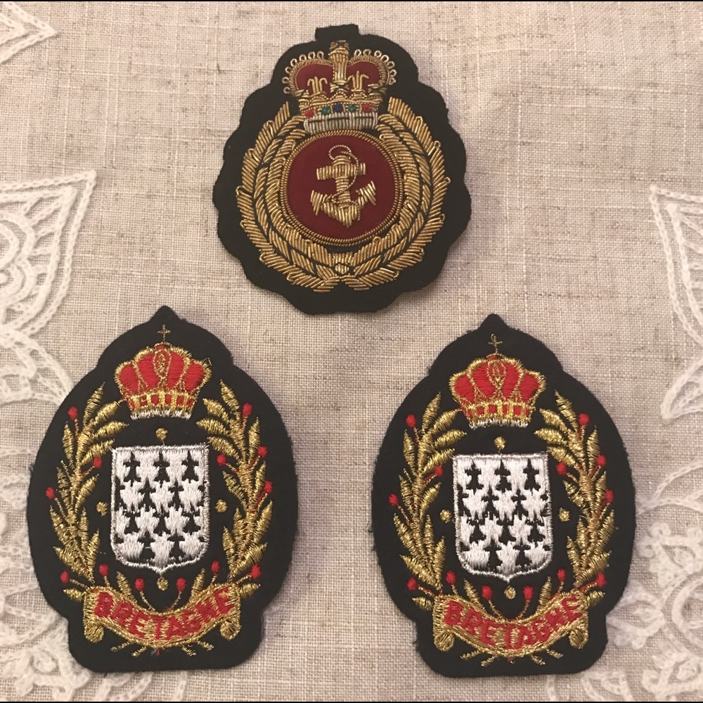 French coat of arms patches 🇫🇷❤️