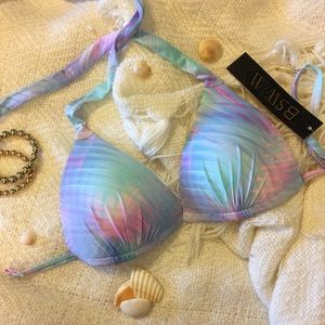 B SWIM push up swim top