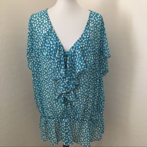 Lane Bryant Elastic Waist BlousePlus Sz 22/24