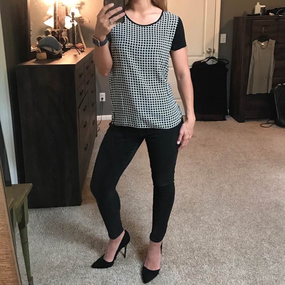 houndstooth top