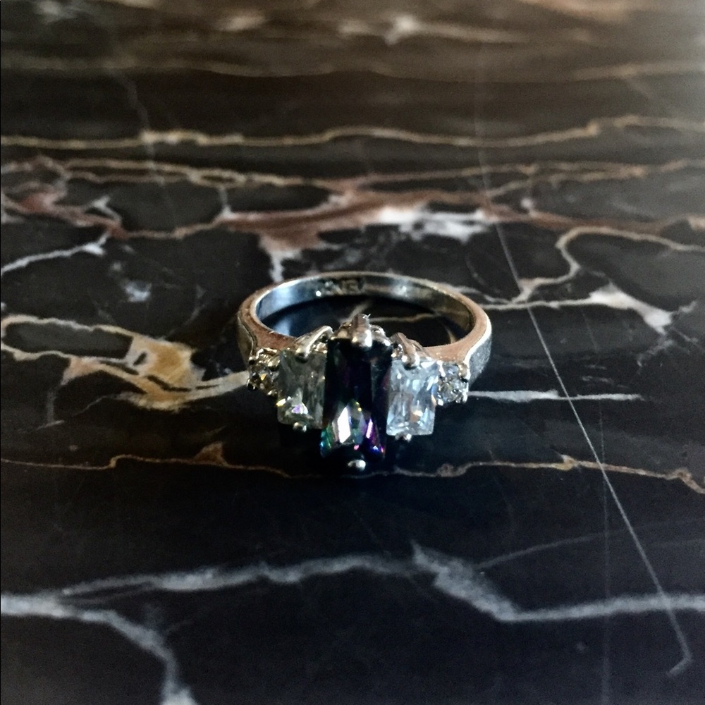 Edco rainbow topaz ring