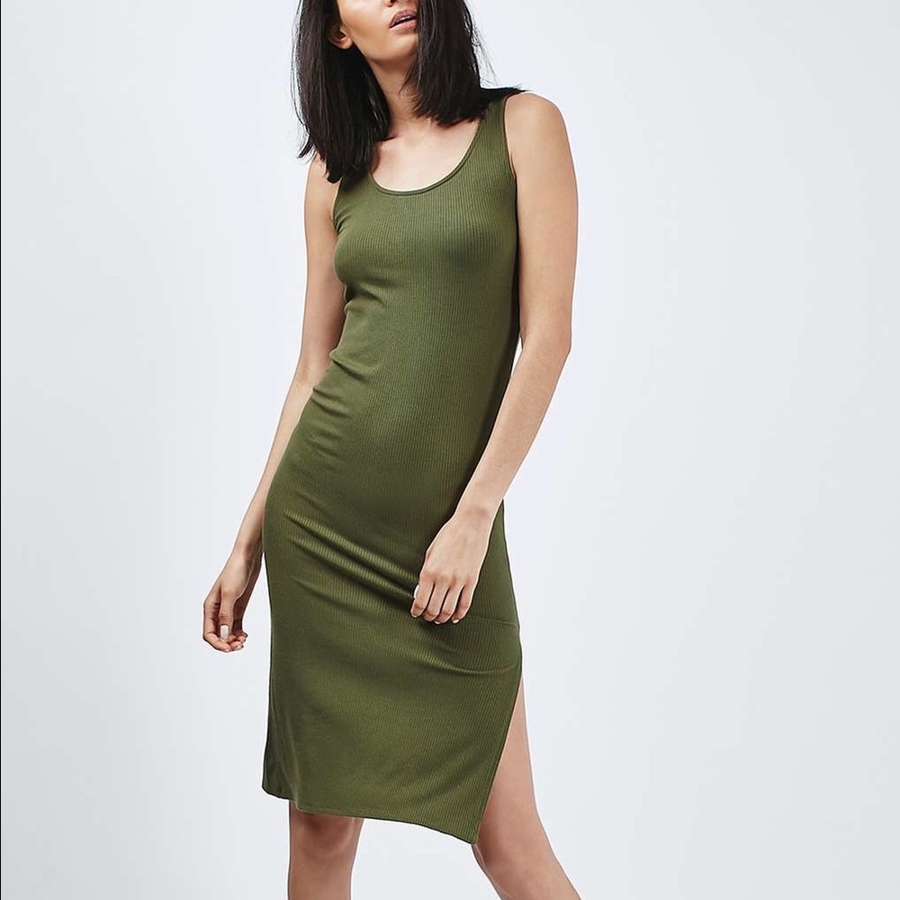NWT TOPSHOP Ribbed Knit Dress