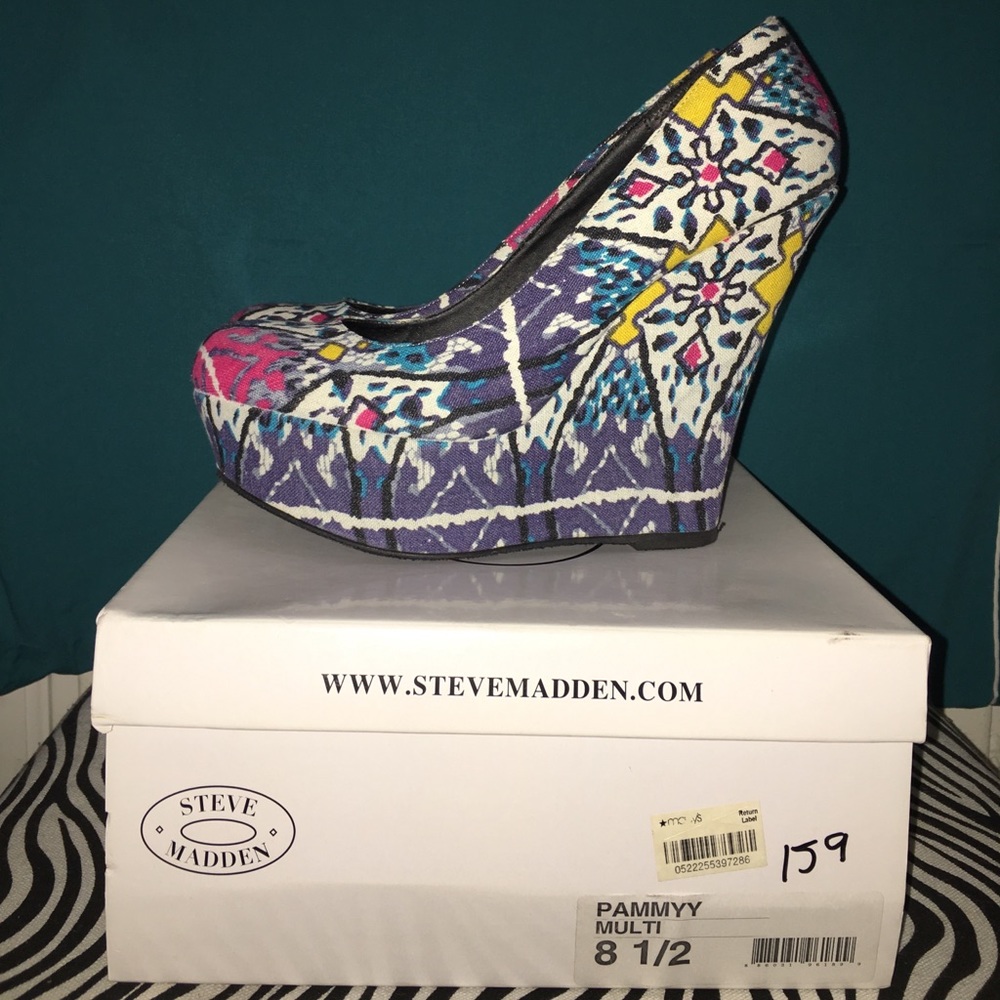 Steve Madden Pammyy wedges Sz 8.5