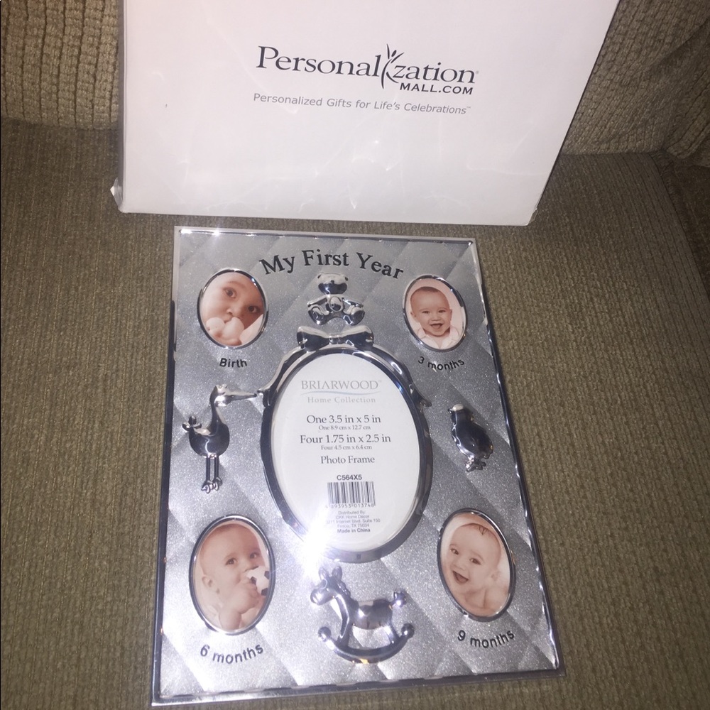 Babys "My First Year " photo frame