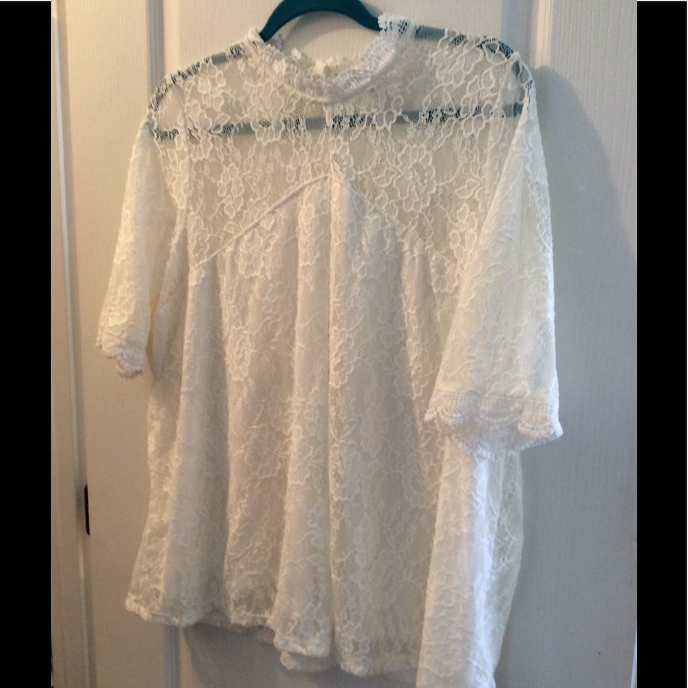 Sale! Awesome lace top. Never worn.