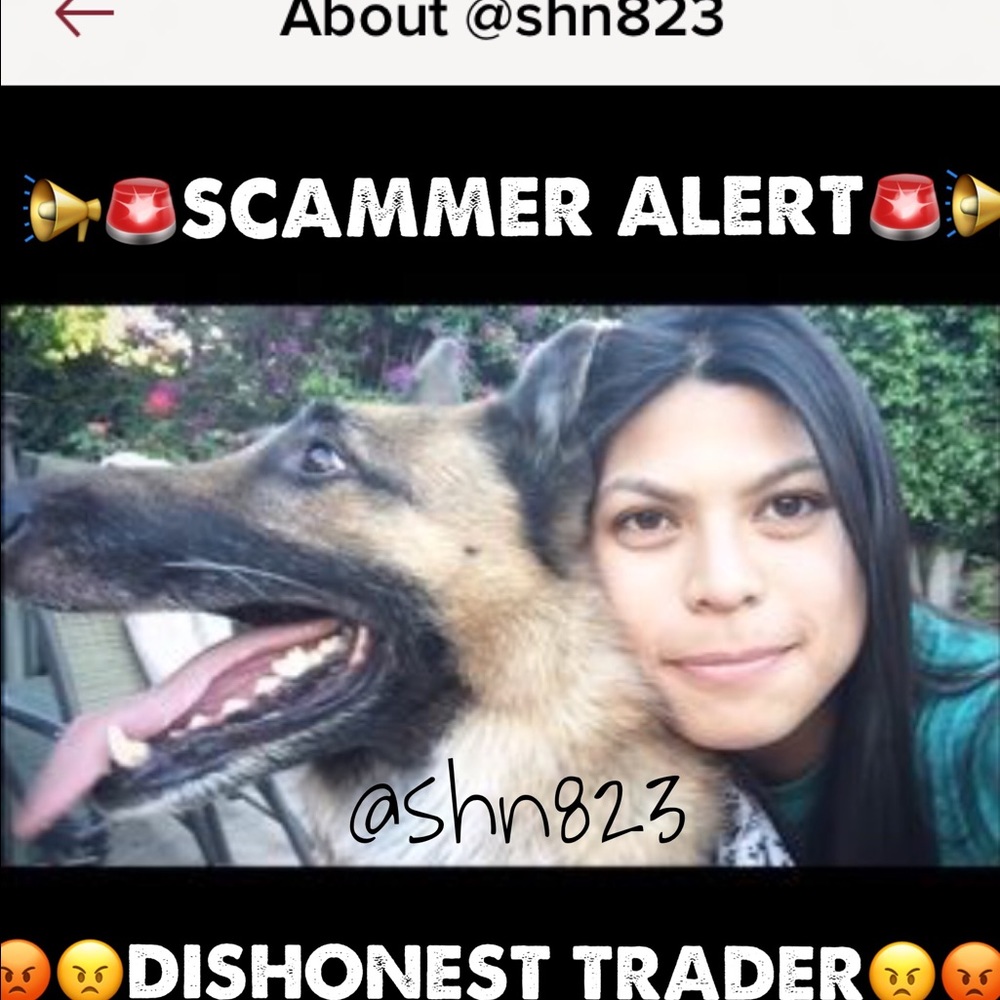 Please do not trust this posher!!! @shn823
