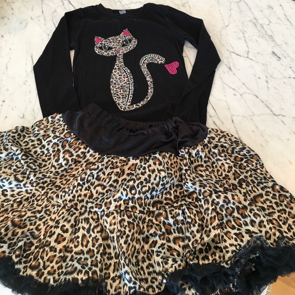 Adorable Skirt and Shirt Set, 5-6