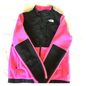 Girls The North Face fleece jacket