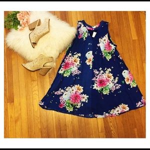 ❌SOLD OUT❌ Navy & Pink Floral Dress 🌷NWT.