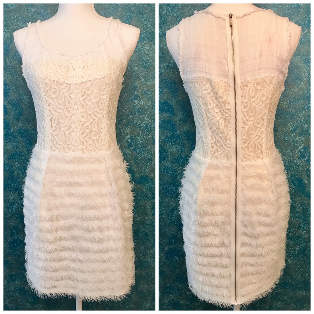 Rachel Roy Lace fringe dress