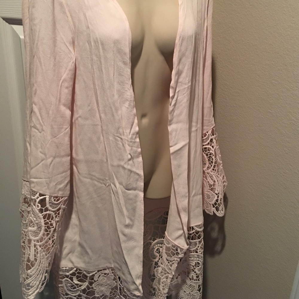 F21 Rayon & Lace Coverup