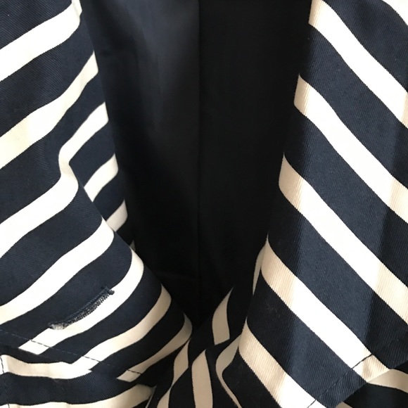 Express Navy and white striped trench coat! 💦🌸🌷 - Picture 5 of 6