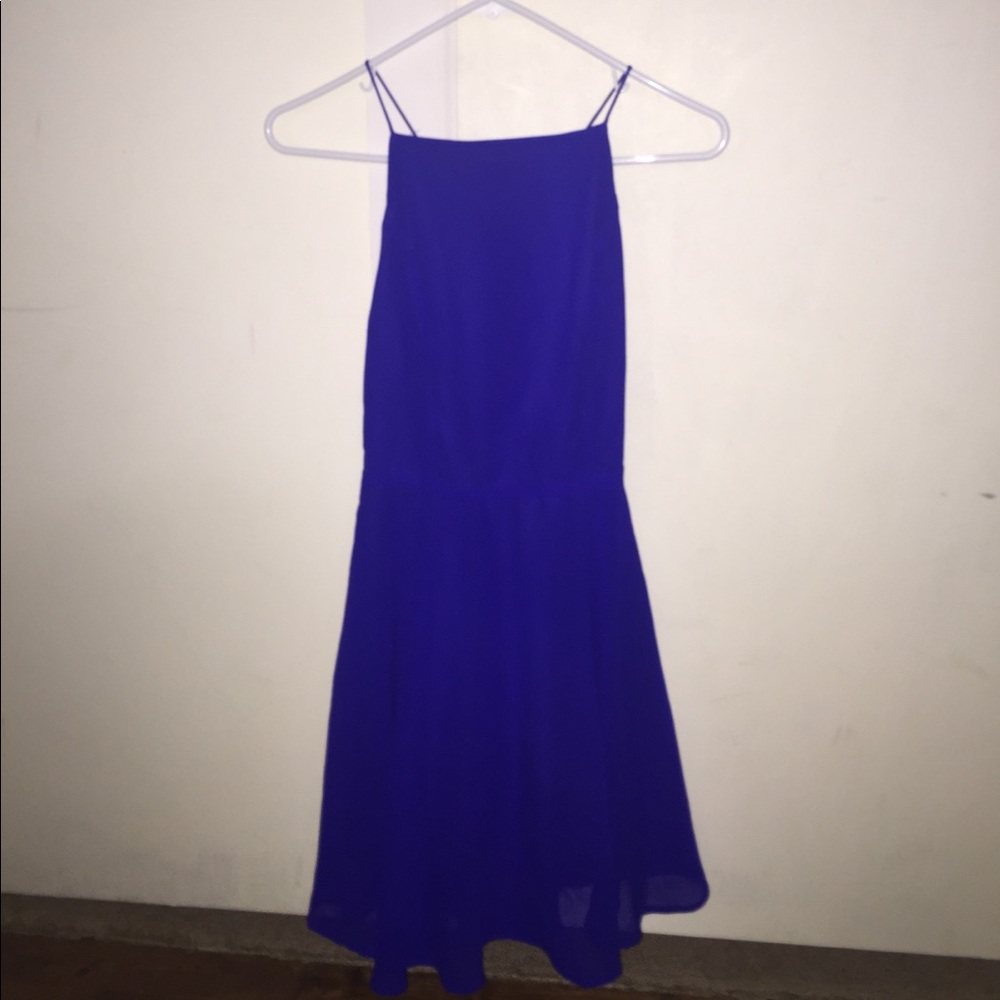 Royal blue formal dress