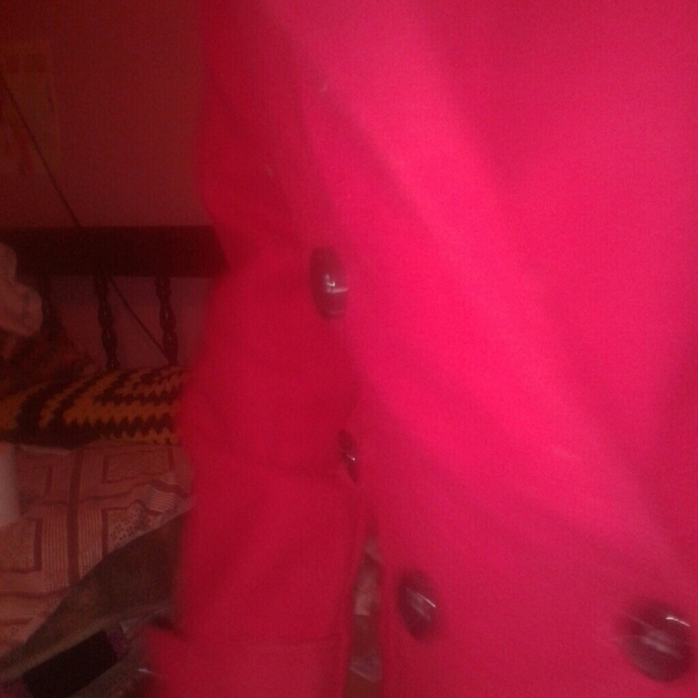 Doll house ooat with hood.