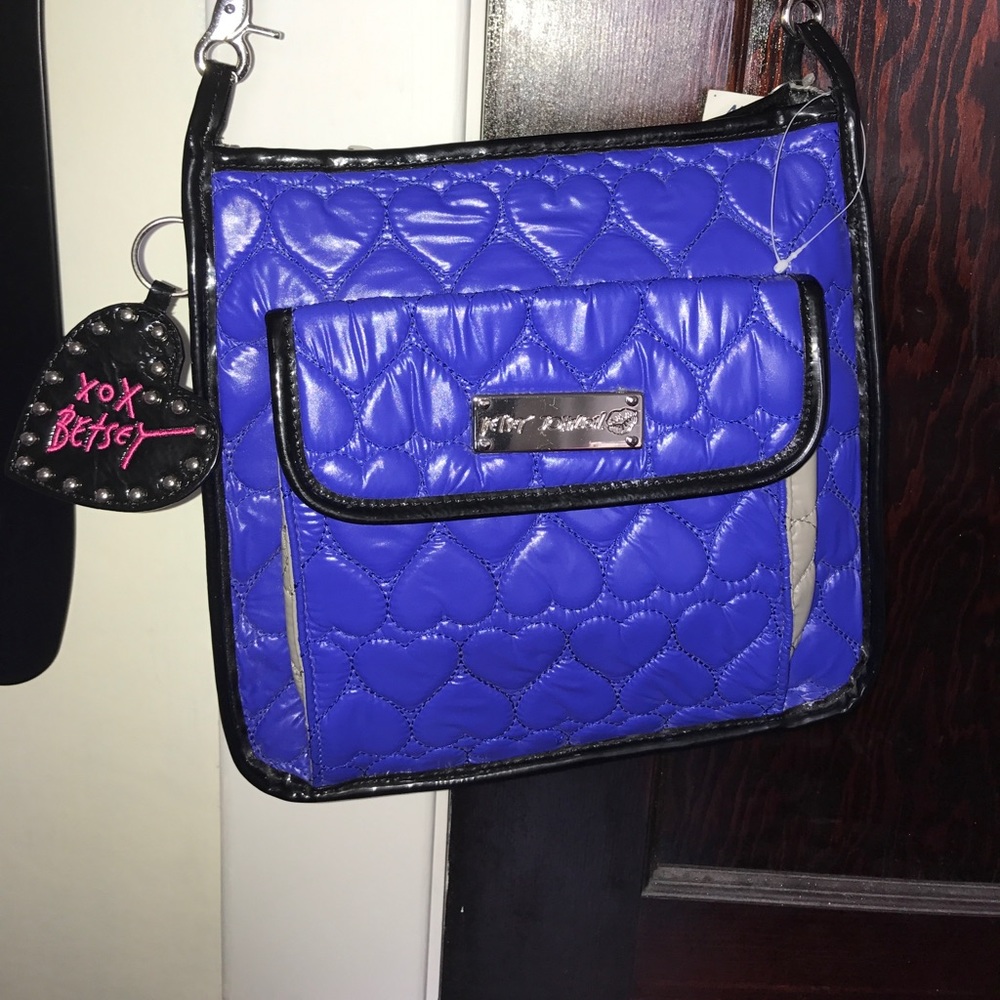 Blue & Grey Betsy Johnson Purse