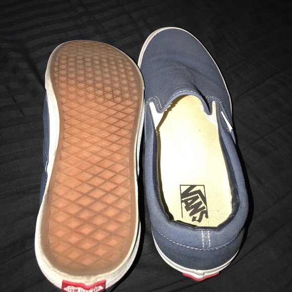 Vans slip on. Blue. Size 11 - Picture 2 of 4