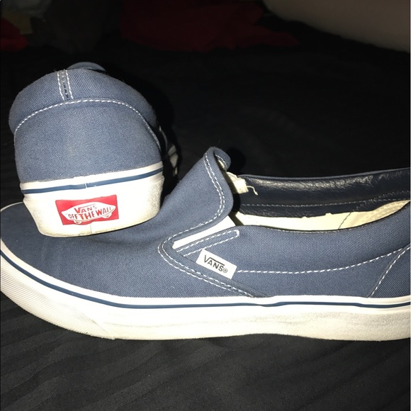 Vans slip on. Blue. Size 11 - Picture 3 of 4