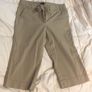 JCrew Khaki Capris