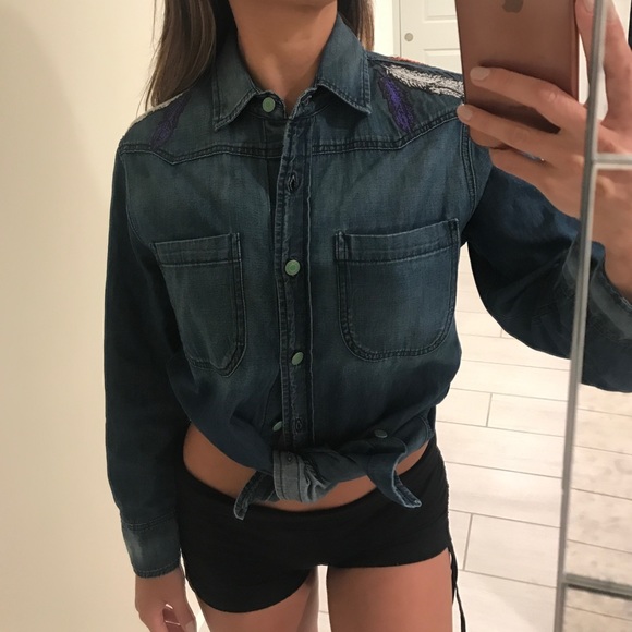 sandrine rose Tops - Jean top sandrine rose Tops - Jean top