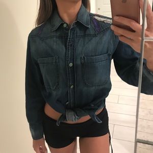 sandrine rose Tops - Jean top sandrine rose Tops - Jean top