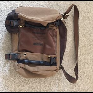 Shoulder bag converts to backpack