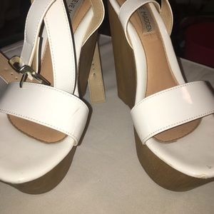 Steve Madden crisscross wedges
