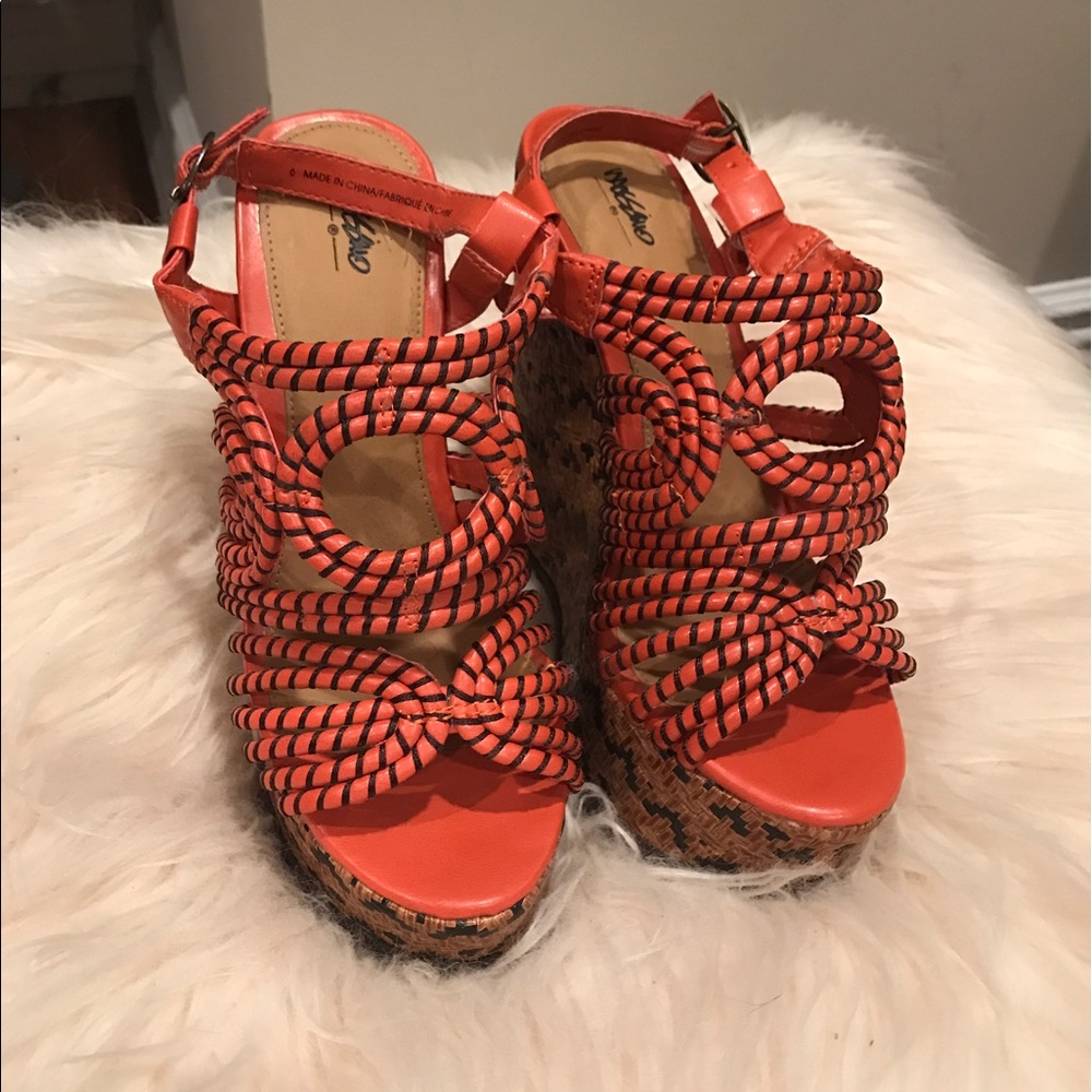 Mossimo Orange platforms