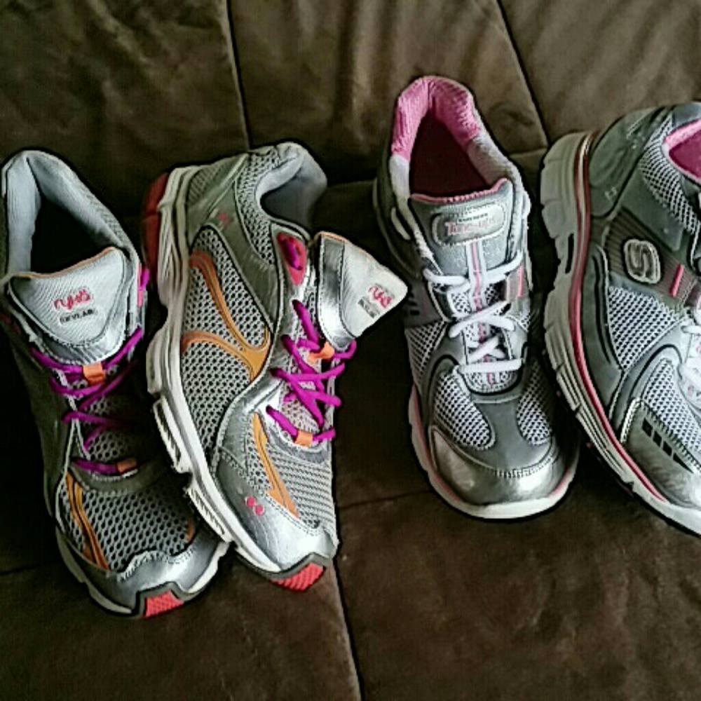 RYKA Skylar and Sketchers Resalyte running shoes