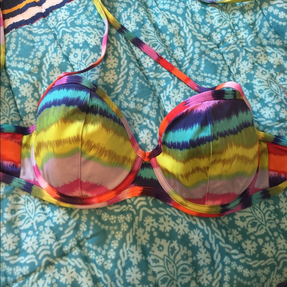 VS tie dye bikini top